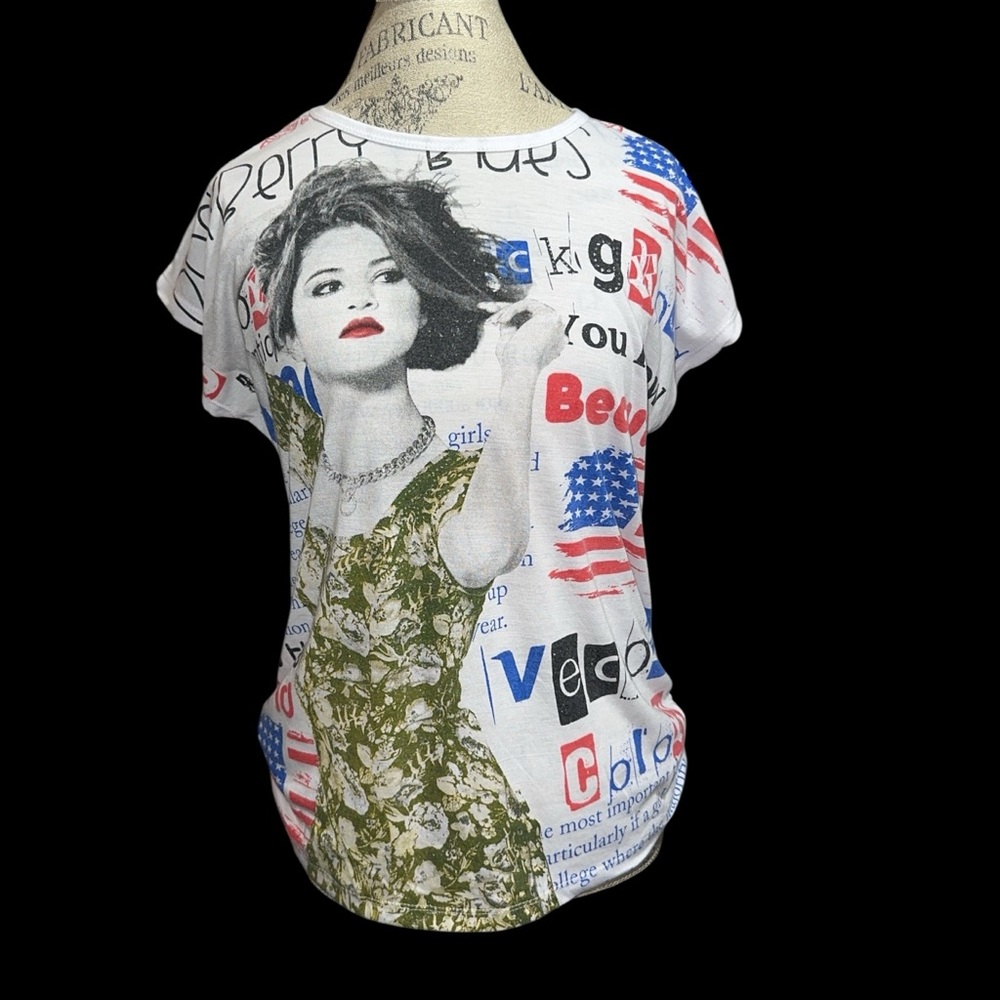 Graphic Print Women's Y2K Top